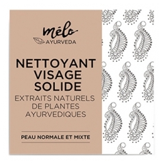 Melo Ayurveda Nettoyant Solide Visage Peaux Normales et Mixtes Mélo Ayurveda