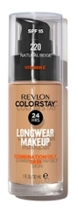 Revlon Maquillage Fond de Teint Colorstay Peaux Mixtes à Grasses N°220 Natural Beige Revlon