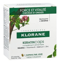 Klorane Compléments Alimentaires KeratinCaps Force & Vitalité Cheveux & Ongles