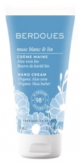 Berdoues Handcr&egrave;me Witte Muskus & Linnen
