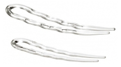 Seban 6 Transparent Polystyrene Wavy Pins