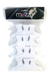 Mezzo krokodilleklemmer stor model hvid