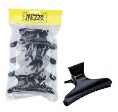 Mezzo Large Crocodile Clips, Black