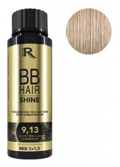 Generik Ton-in-Ton-Haarfarbe 9,13 Sehr Helles Blond Goldenes Aschgrau BBHair Shine