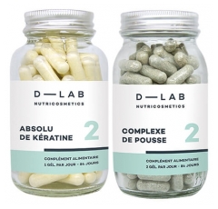 D-Lab Nutricosmetics Compl&eacute;ments Alimentaires Duo Nutrition Capillaire D-Lab Nutricosmetics 3 mois