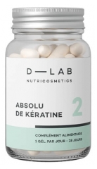 D-Lab Nutricosmetics Compl&eacute;ments Alimentaires Absolu de K&eacute;ratine D-Lab Nutricosmetics 1 mois