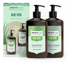 Arganicare Zestaw Duo Nawilżająco-regulujący z Aloesem