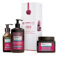 Arganicare Keratin-Reparatur-Trio-Set