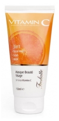 Arganicare Mascarilla Facial 3 en 1 con Vitamina C