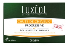 Luxeol Lux&eacute;ol Progresīvas Matu Izkri&scaron;anas Kapsulas 3 Mēne&scaron;i