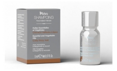 mi Champ&uacute; con Aceites Esenciales Para el Cabello Encrespado