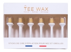 Bețișoare de Ceară de Epilat Nas Urechi Tee Wax x12 Tee Wax