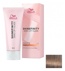 Wella Pusīti Noturīga Krāsa 06/73 Karameļu &Scaron;okolādes Spīdums Shinefinity