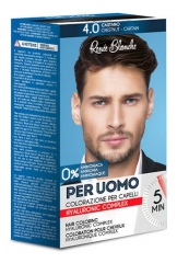 Kit Vopsea de Păr pentru Bărbați Ren&eacute;e Blanche N-4 Șaten