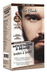 Renée Blanche Beard & Mustache Color Kit Black