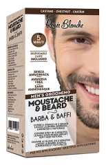 Kit Colora&ccedil;&atilde;o de Barba e Bigode Castanho Ren&eacute;e Blanche