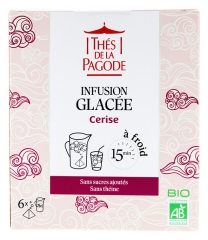 Ch&aacute;s da Pagode Infus&atilde;o Gelada Cereja Bio 6 Saquetas