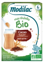 Modilac Os Meus Cereais Biol&oacute;gicos A Partir dos 6 Meses Cacau 250 g