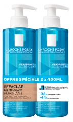 Effaclar Gel Moussant Purifiant Lot de 2 x 400 ml