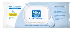 Mixa B&eacute;b&eacute; Wischt&uuml;cher mit Thermalwasser 48 Wischt&uuml;cher