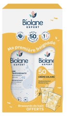 Biolane Expert Cremă Solară pentru Bebeluși SPF50 200 ml + Spray Răcoritor 150 ml