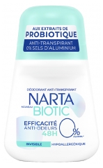 Narta Biotic Invisible Antiperspirant Deodorant 48H 50 ml