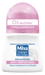 Mixa Expert Desodorizante Anti-Irrita&ccedil;&otilde;es Pele Sens&iacute;vel 48H 50 ml