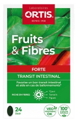 Ortis Fruta y Fibra Fuerza de Tr&aacute;nsito Intestinal 24 Comprimidos