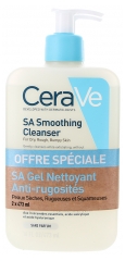 CeraVe SA Żel oczyszczający przeciw szorstkości Zestaw 2 x 473 ml