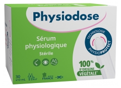 Physiodose Sterilt Fysiologisk Serum 30 Vegetabilske Doser 10 ml
