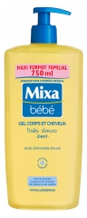 Mixa Bébé 2in1 Gel per Capelli e Corpo 750 ml