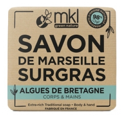 MKL Green Nature Savon de Marseille Surgras Algues de Bretagne 100 g