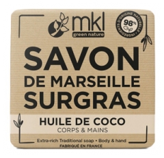 Săpun MKL Green Nature de Marseille Supra-gras cu Ulei de Cocos 100 g