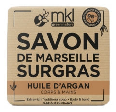 MKL Green Nature Savon de Marseille Surgras Huile d'Argan 100 g