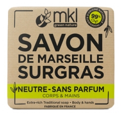Săpun de Marsilia MKL Green Nature cu Sursă de Grăsime Neutră 100 g
