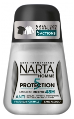 Narta Homme Antiperspirantas Apsauga 5 48H Rutulinis 50 ml