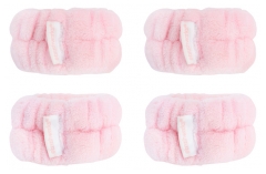 Brushworks 4 Pulseras Lavables de Microfibra