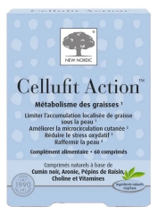 New Nordic Cura Della Pelle Cellufit Action 60 Compresse