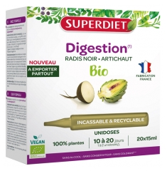 Superdiet Čern&aacute; ředkev Artičok Bio 20 jednod&aacute;vkov&yacute;ch ampulek