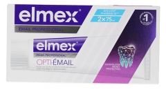 Elmex Dentifricio ad Alta Resistenza Opti-émail Set di 2 x 75 ml