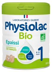 Physiolac Bio Thickened Formula 1 da 0 a 6 Mesi 800 g