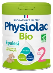 Physiolac Organiczna Zagęszczona Formuła 2 6 do 12 Miesięcy 800 g