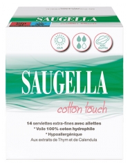 Cotton Touch Jour 14 Serviettes Extra-Fines avec Ailettes
