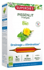 Superdiet Pissenlit Bio 20 Ampoules