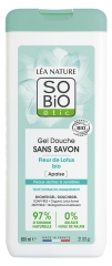 Gel de Banho Sem Sab&atilde;o Flor de L&oacute;tus Bio L&eacute;a Nature SO BIO &eacute;tic 650 ml
