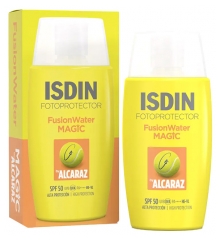Isdin Fotoprotector Fusion Water Magic Crème Solaire SPF50 50 ml Edition Limitée By Alcaraz