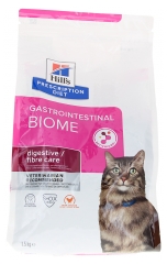 Hill's Kot Gastrointestinal Biome Zdrowe Trawienie z Kurczakiem 1,5 kg