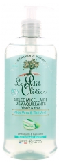 Apa Micelară Gelifiantă Demachiantă Le Petit Olivier Aloe Vera & Ceai Verde 400 ml