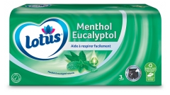 Lotus Menthol Eukalyptol Packung mit 72 Taschent&uuml;chern