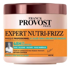 Franck Provost Expert Nutri-Frizz Masque Professionnel Cheveux Très Secs ou Frisés 48H 400 ml